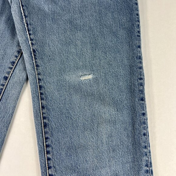 Y2K Levi's Jeans Women's Petite 32x26* 550 Relaxed Tapered Blue Denim Tag 12P M - Picture 2 of 16